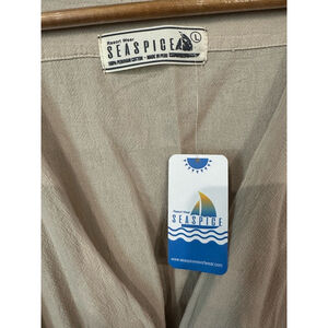 Women's Seaspice Beige Dress Size L Resort Wear